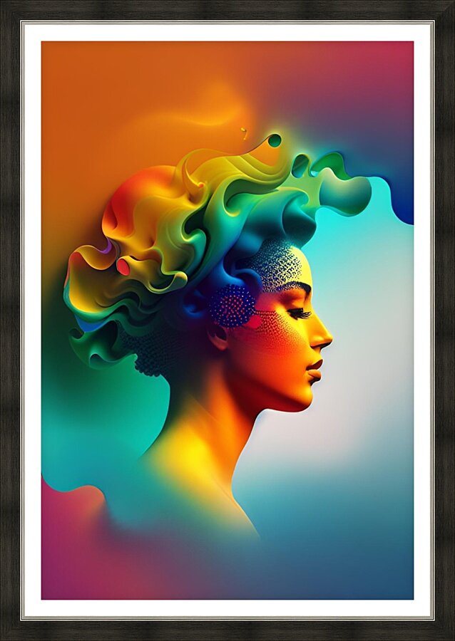 The Art of the Mind 95 Picture Frame print