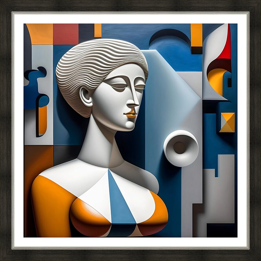 The Portrait of the Mind 10 Picture Frame print