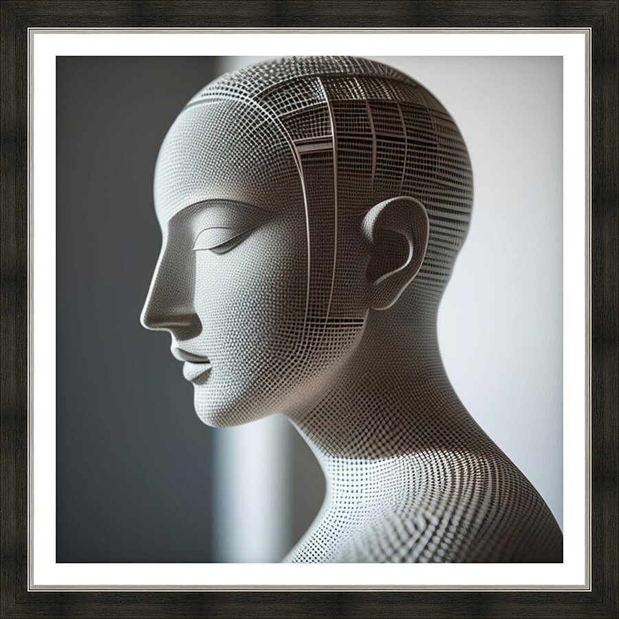 Faceless Expression 6 Picture Frame print