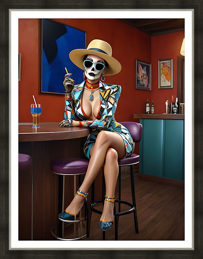 Fashionable Undead 15 Picture Frame print