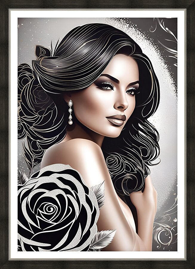 Rose of Elegance 10 Picture Frame print