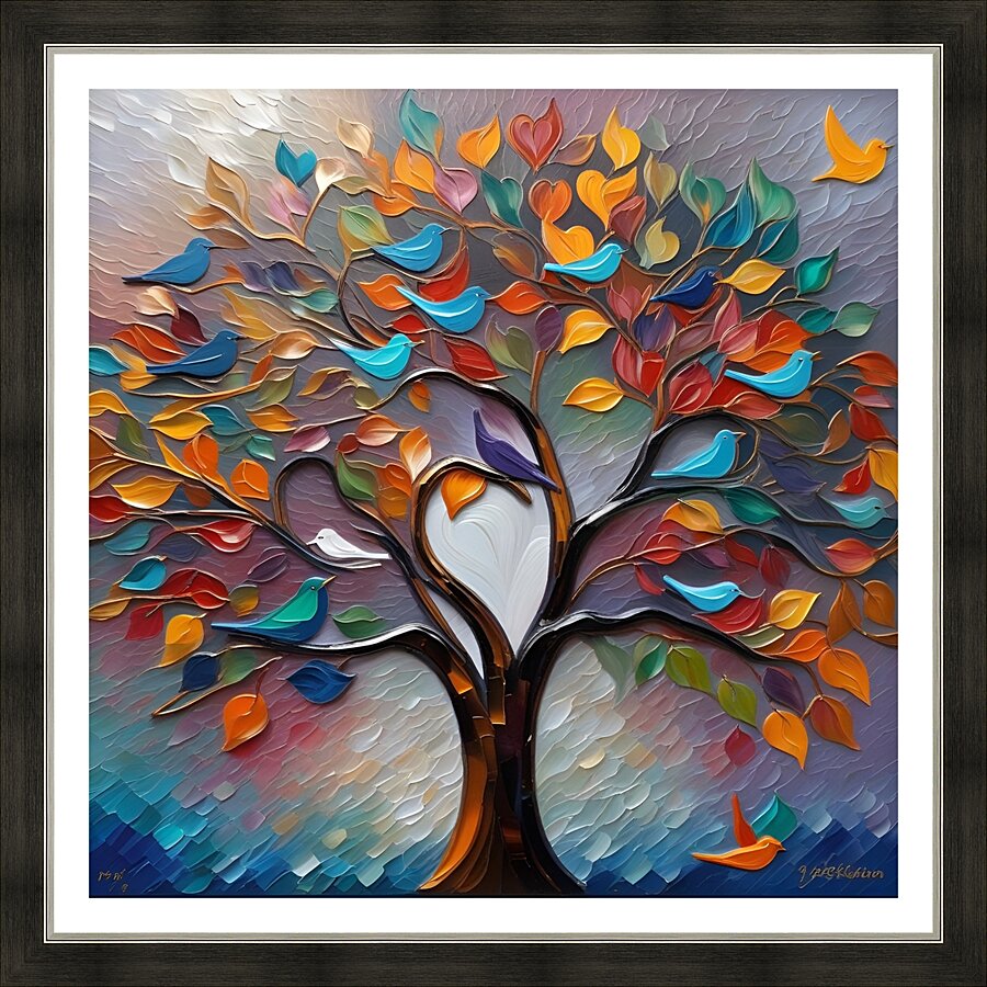 Artistic Tree of Life 77 Picture Frame print