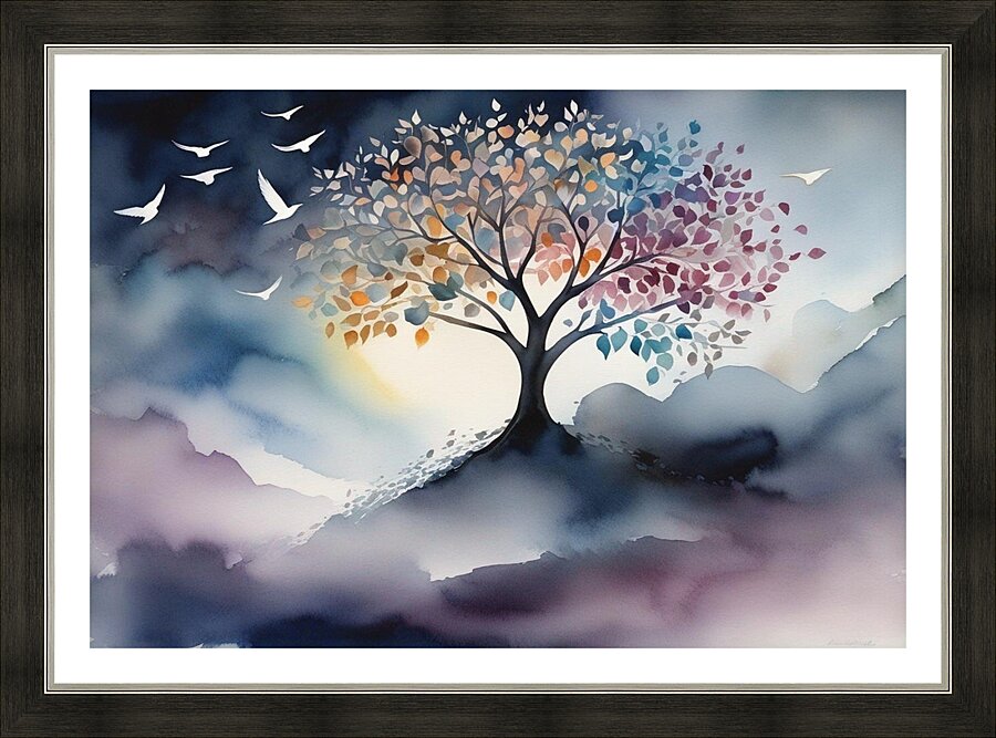 Artistic Tree of Life 63 Picture Frame print