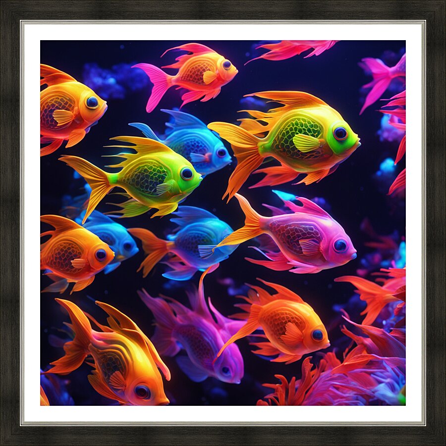 The Aquatic Gallery 8 Picture Frame print