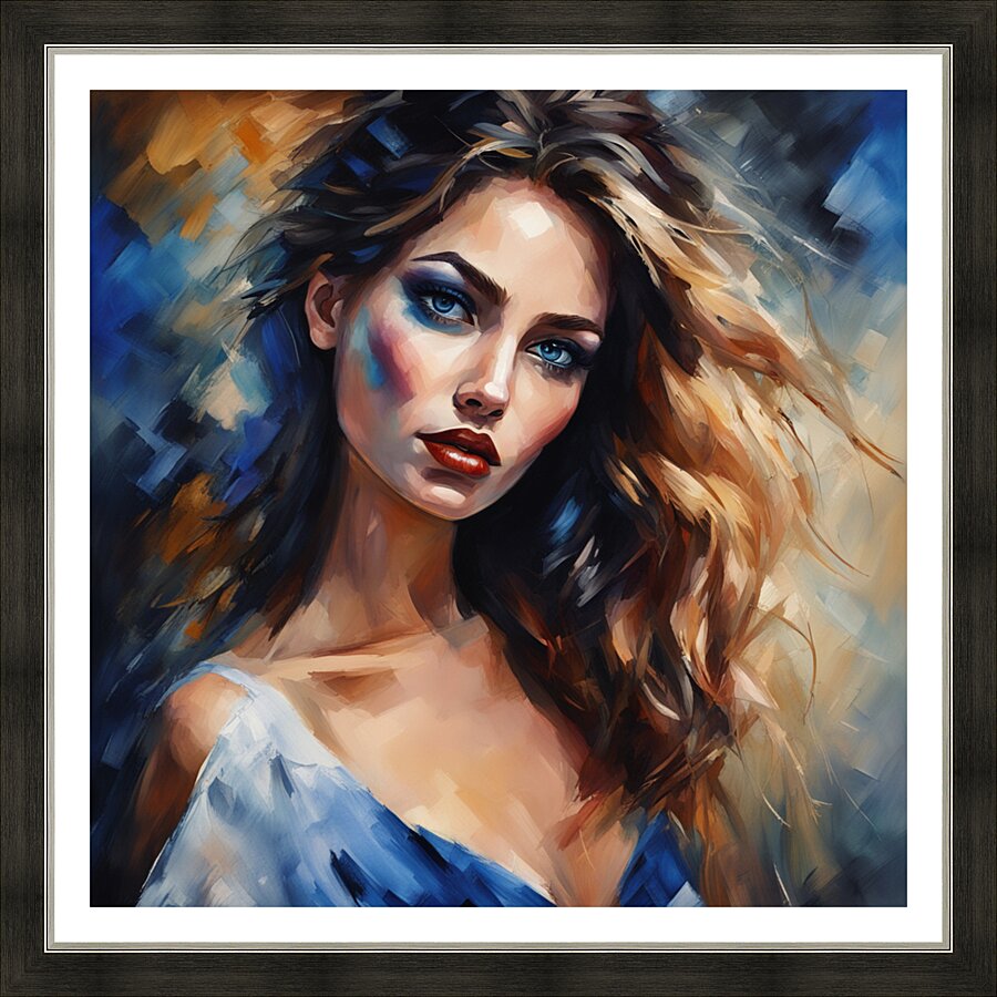 Painted Portrait 25 Impression et Cadre photo