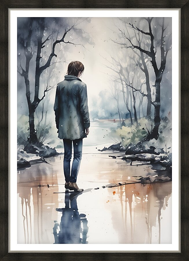 The One Alone Picture Frame print