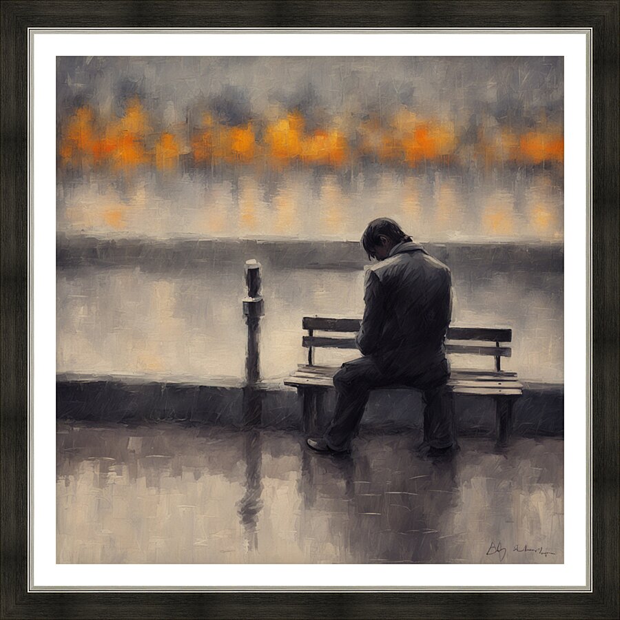 The One Alone 7 Picture Frame print