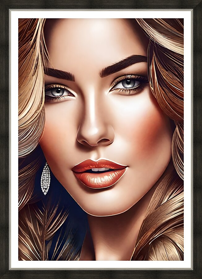 Stylish and Chic 10 Picture Frame print