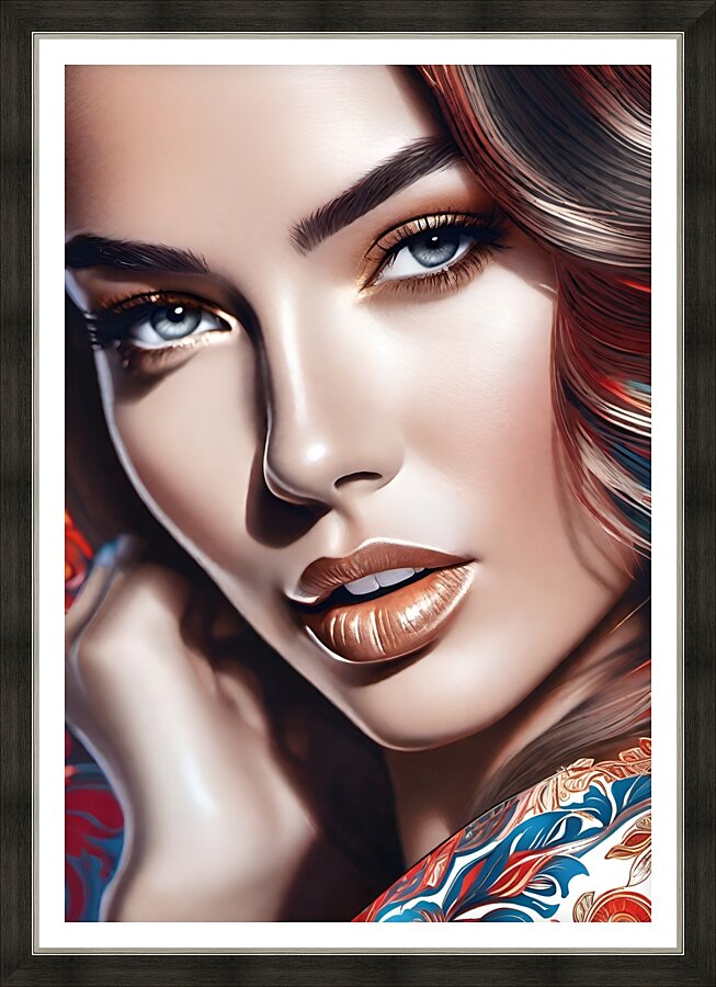 Stylish and Chic 8 Picture Frame print