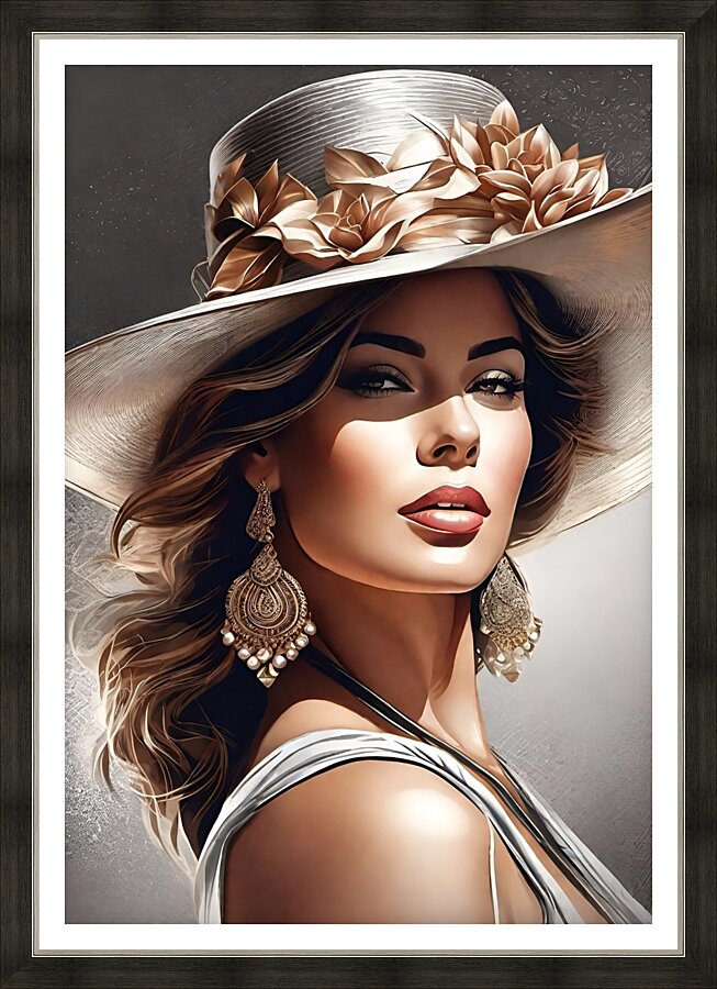 Stylish and Chic 12 Picture Frame print