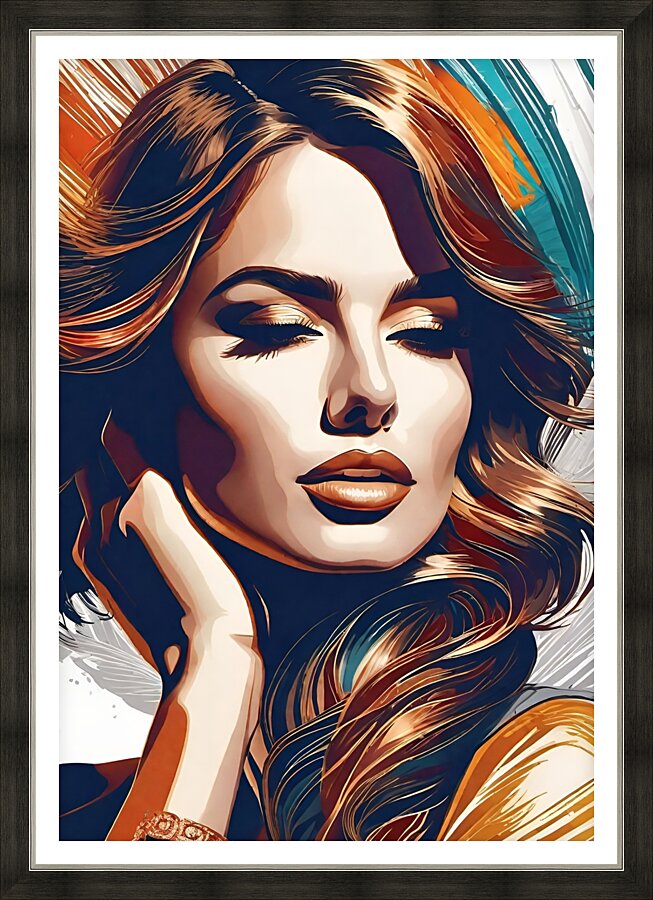 Stylish and Chic 16 Picture Frame print