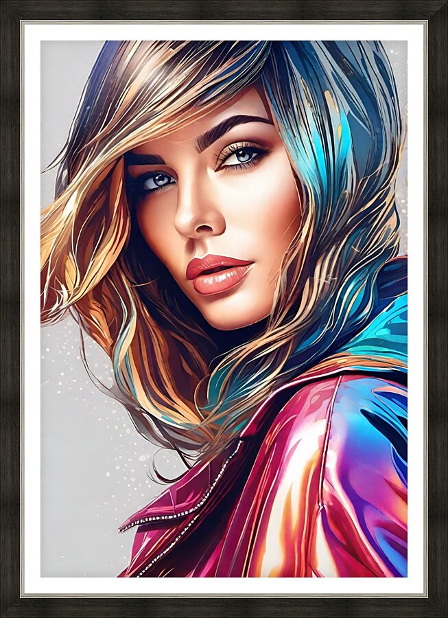 Stylish and Chic 55 Picture Frame print