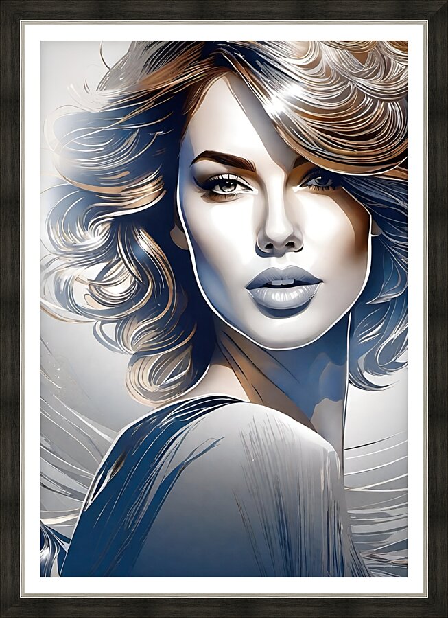 Stylish and Chic 32 Picture Frame print