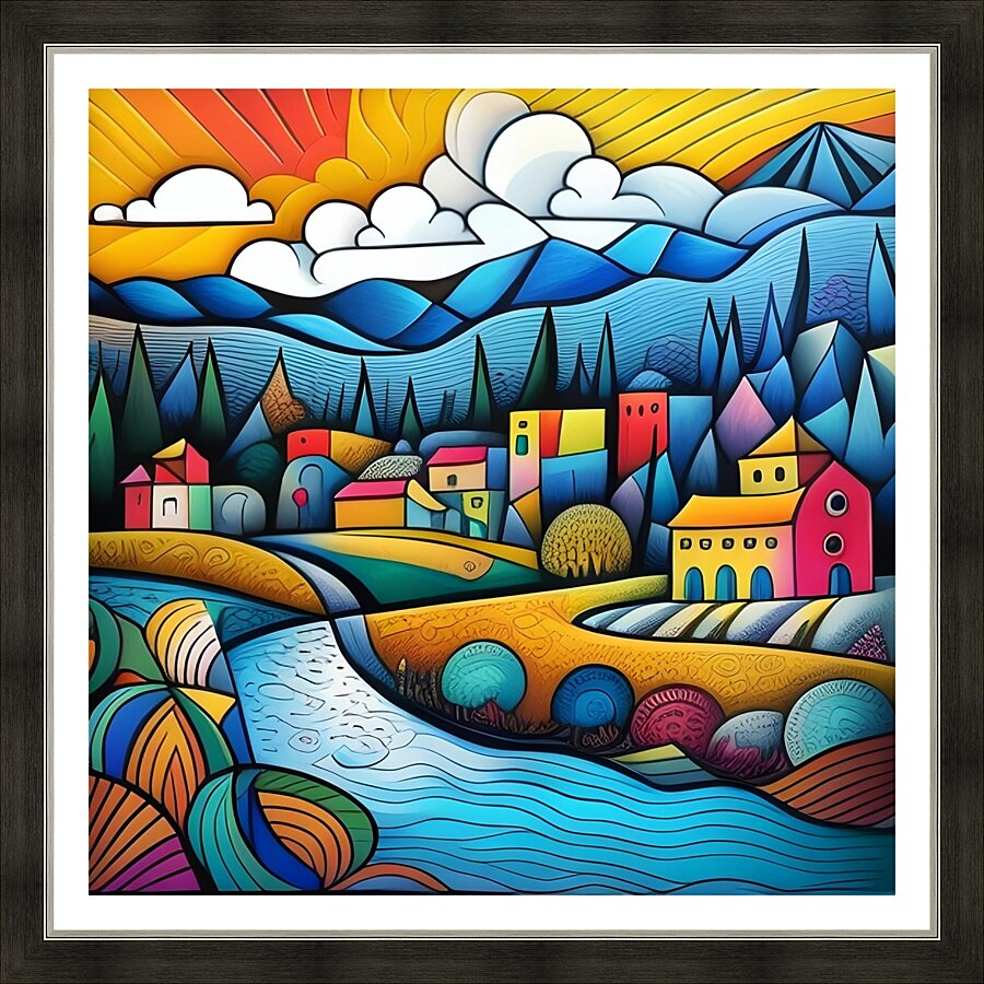 Art504 Picture Frame print