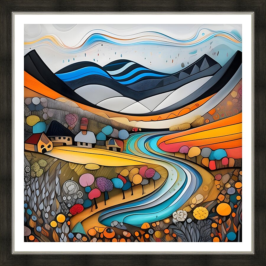 Art 446 Picture Frame print