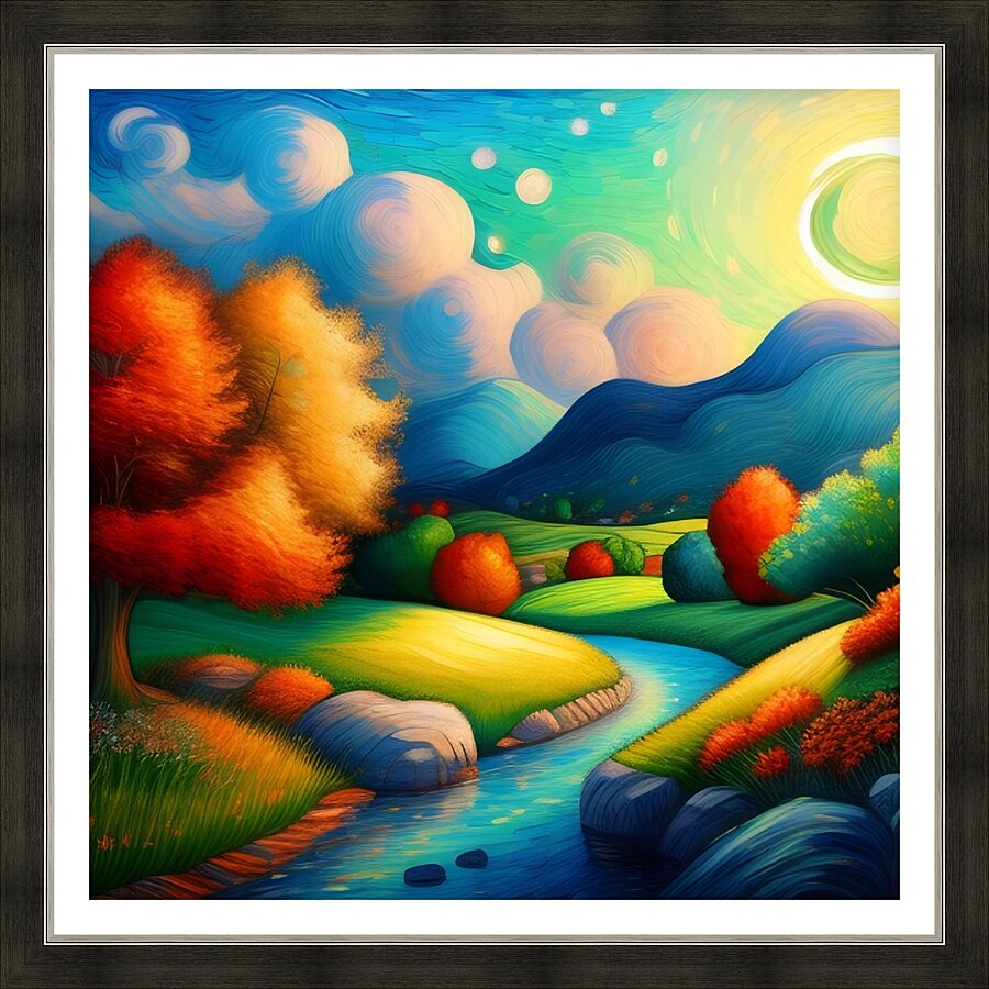 Art523 Picture Frame print