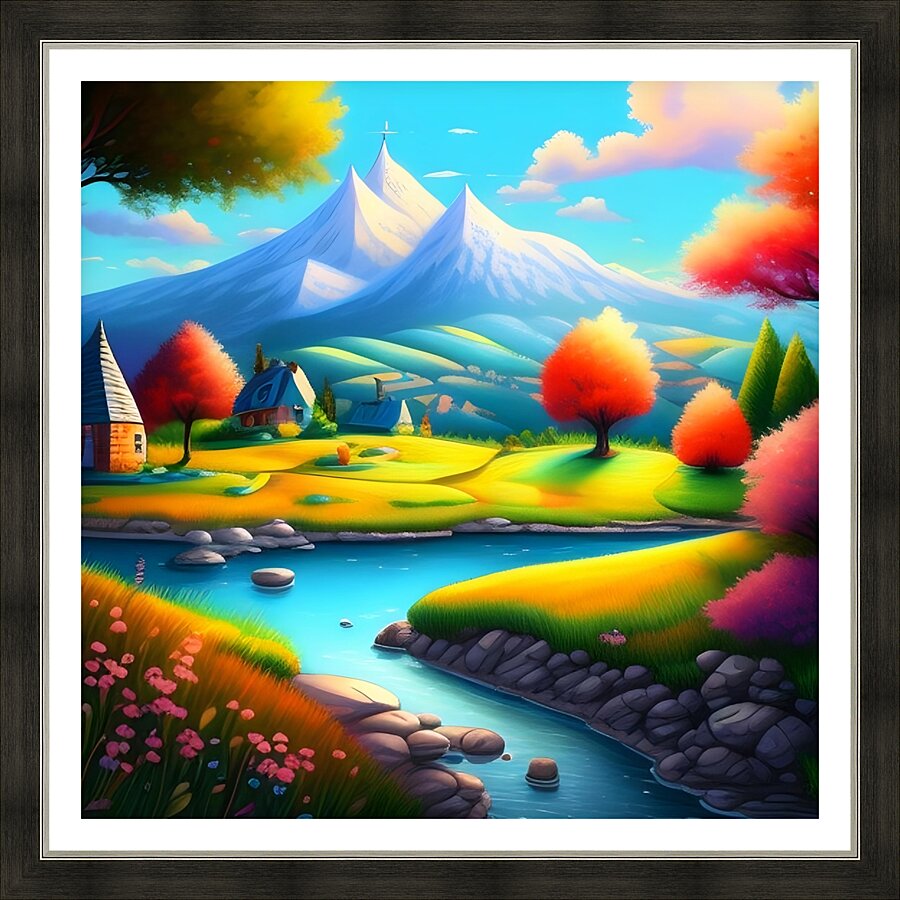 Art524 Picture Frame print