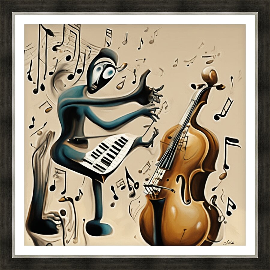 Rhythmic expression 39 Picture Frame print