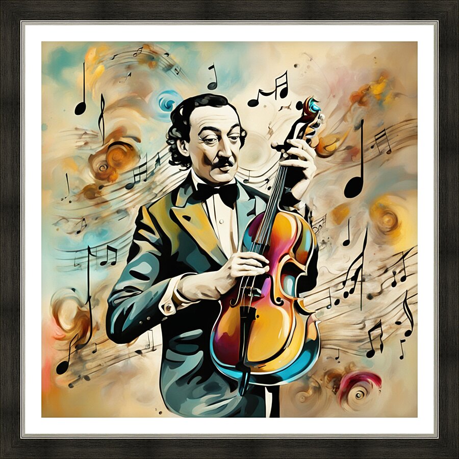 Rhythmic expression 19 Picture Frame print