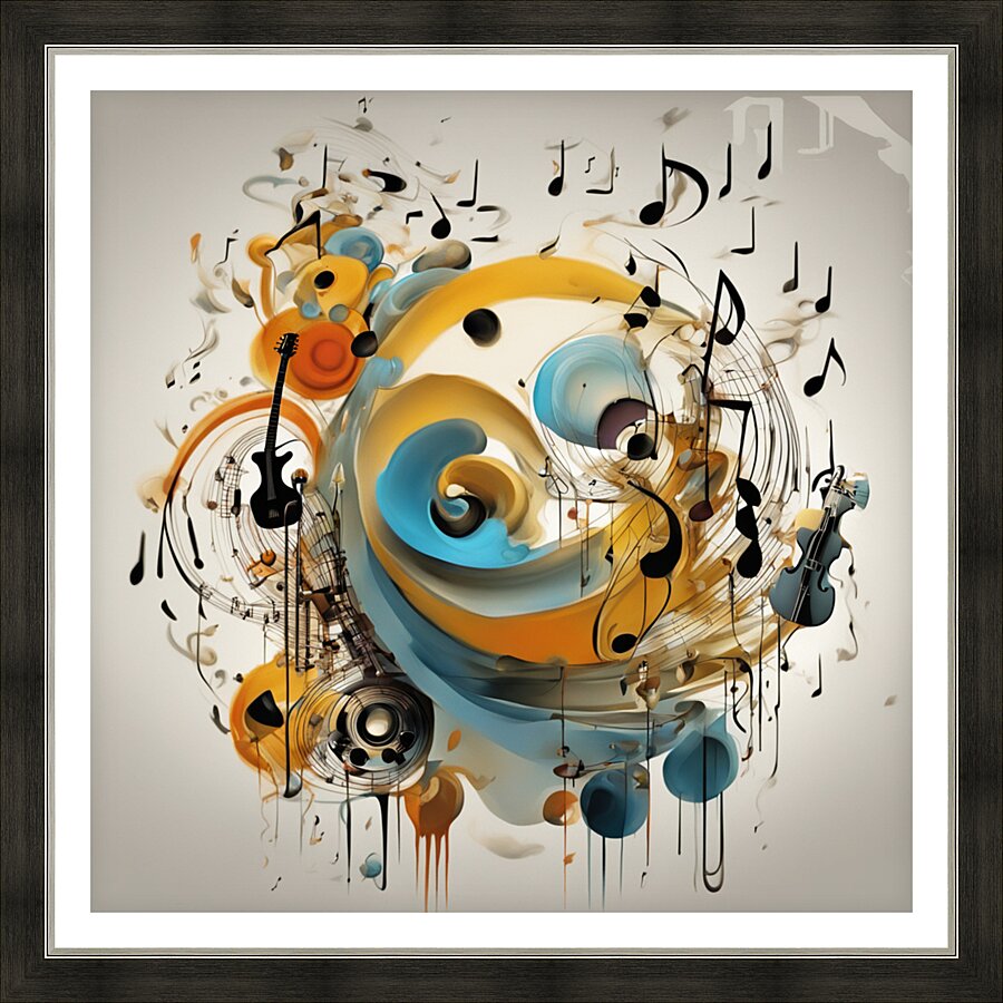 Rhythmic expression 55 Picture Frame print