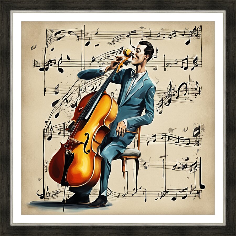 Rhythmic expression 44 Picture Frame print