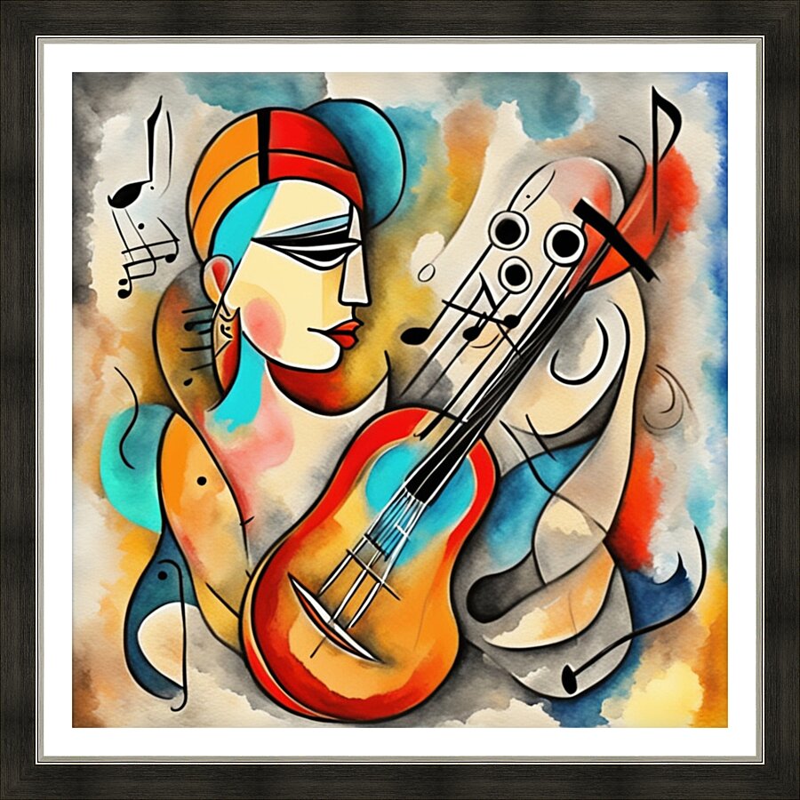 Rhythmic expression Picture Frame print