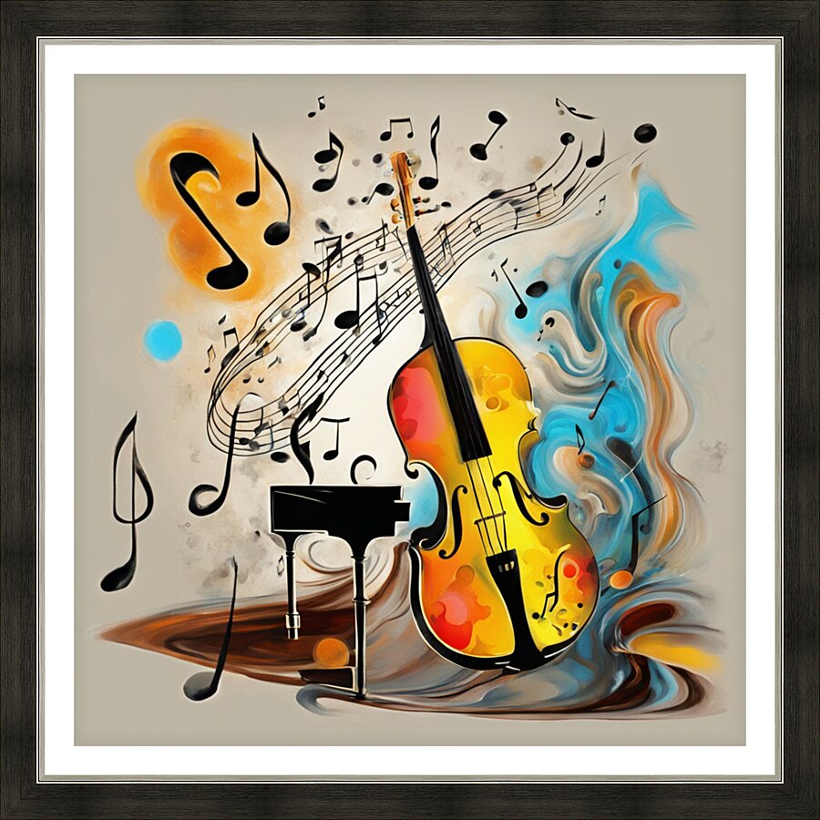 Rhythmic expression 24 Picture Frame print