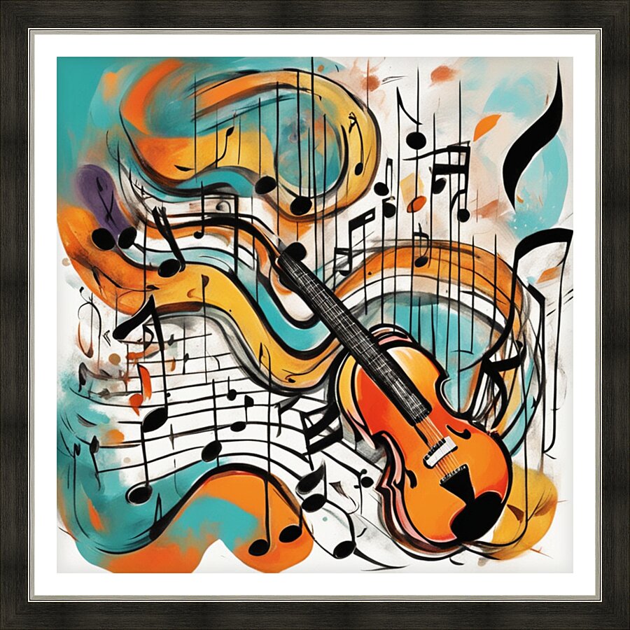 Rhythmic expression 69 Picture Frame print