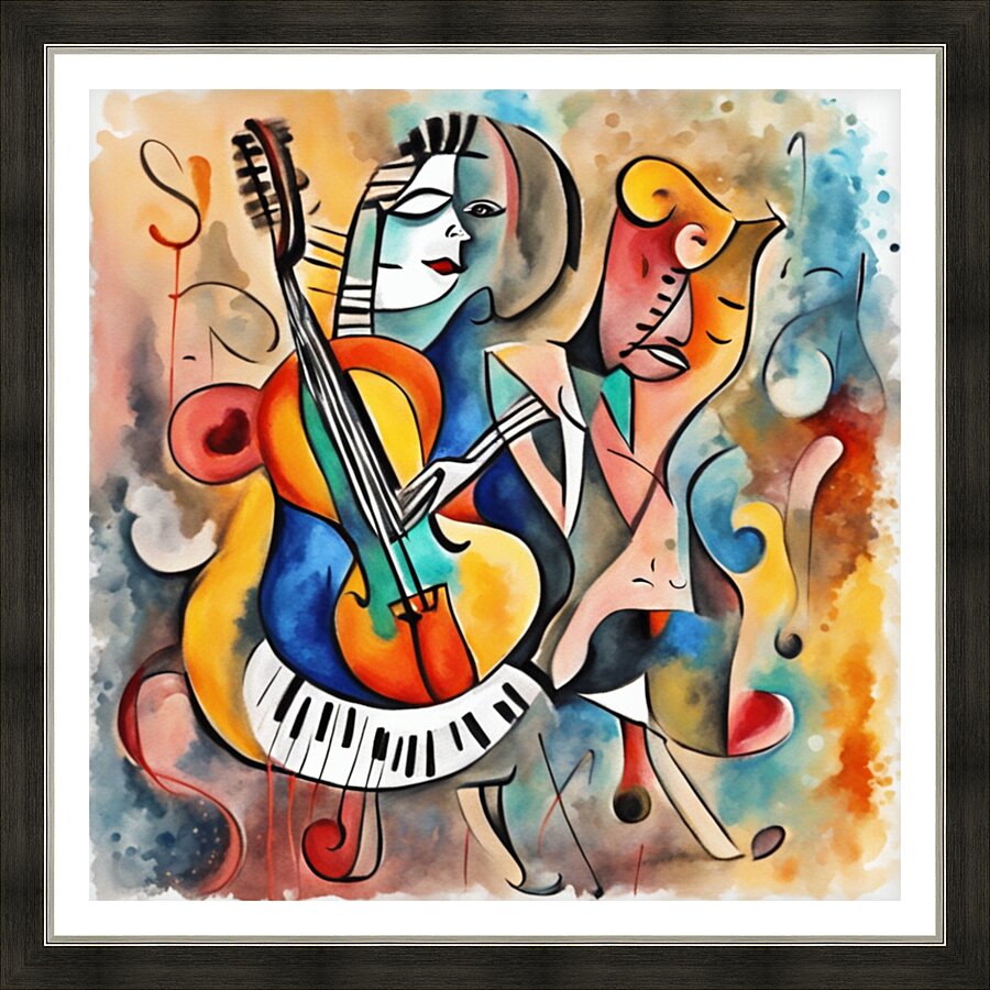 Rhythmic expression 4 Picture Frame print