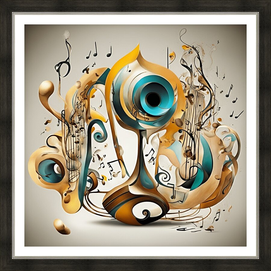 Rhythmic expression 71 Picture Frame print