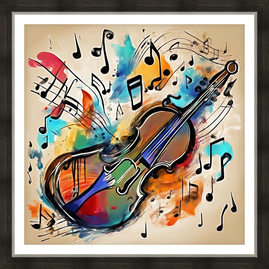 Rhythmic expression 31 Picture Frame print