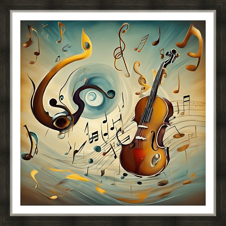 Rhythmic expression 37 Picture Frame print
