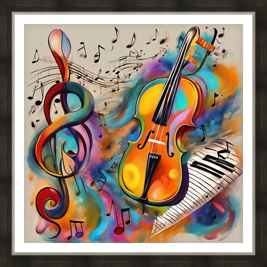 Rhythmic expression 70 Picture Frame print