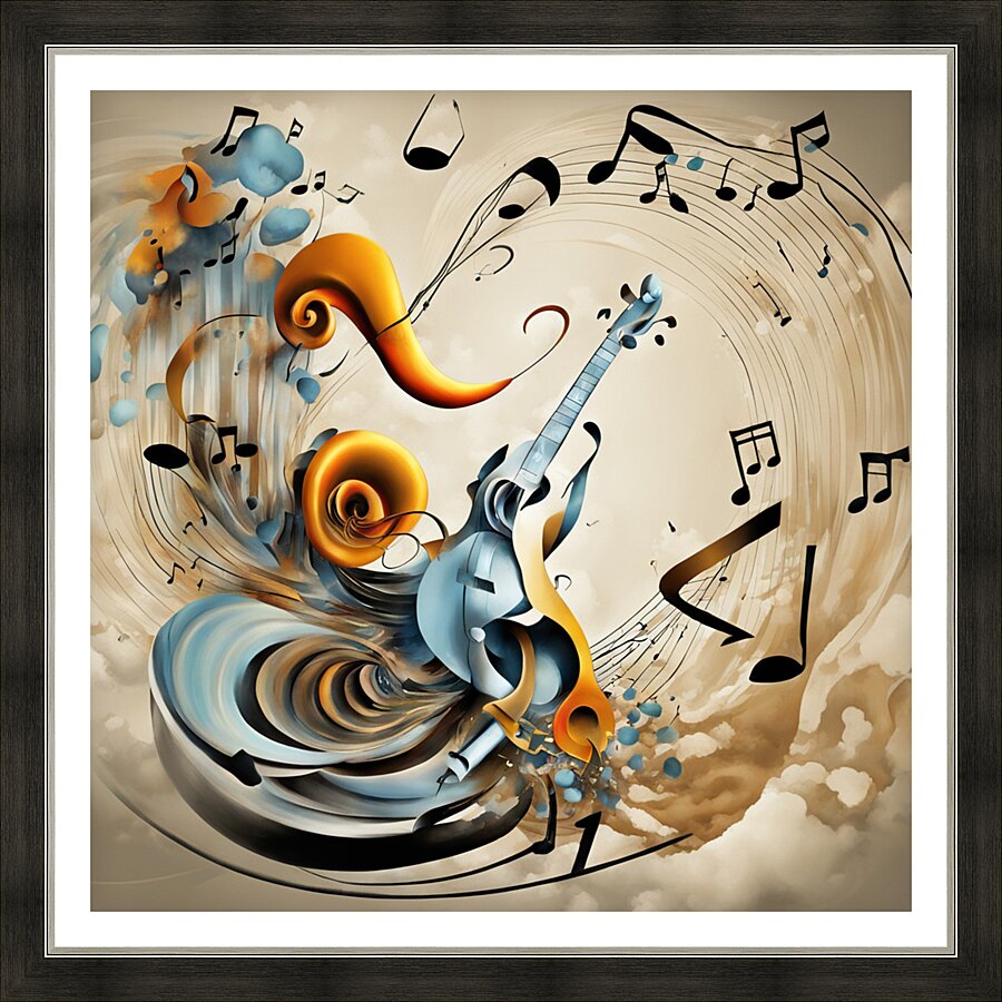 Rhythmic expression 60 Picture Frame print