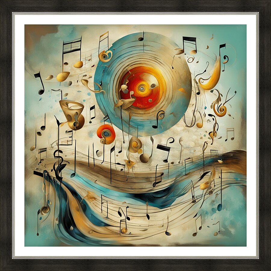 Rhythmic expression 74 Picture Frame print