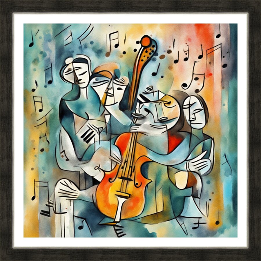 Rhythmic expression 8 Picture Frame print