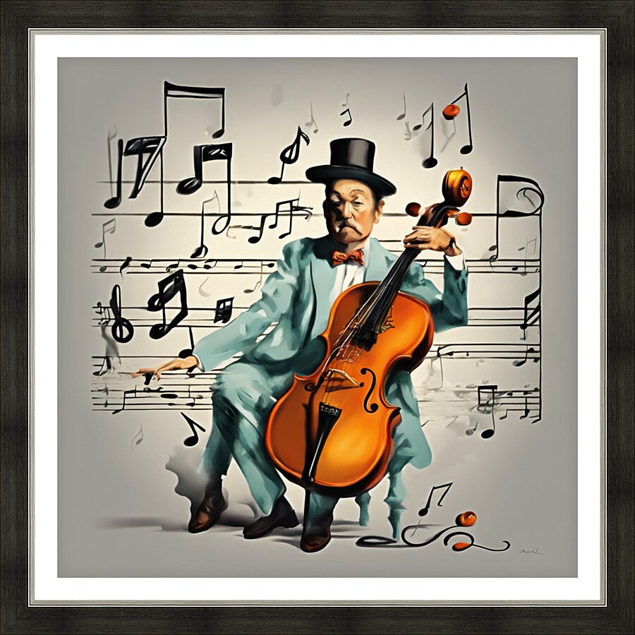 Rhythmic expression 107 Picture Frame print