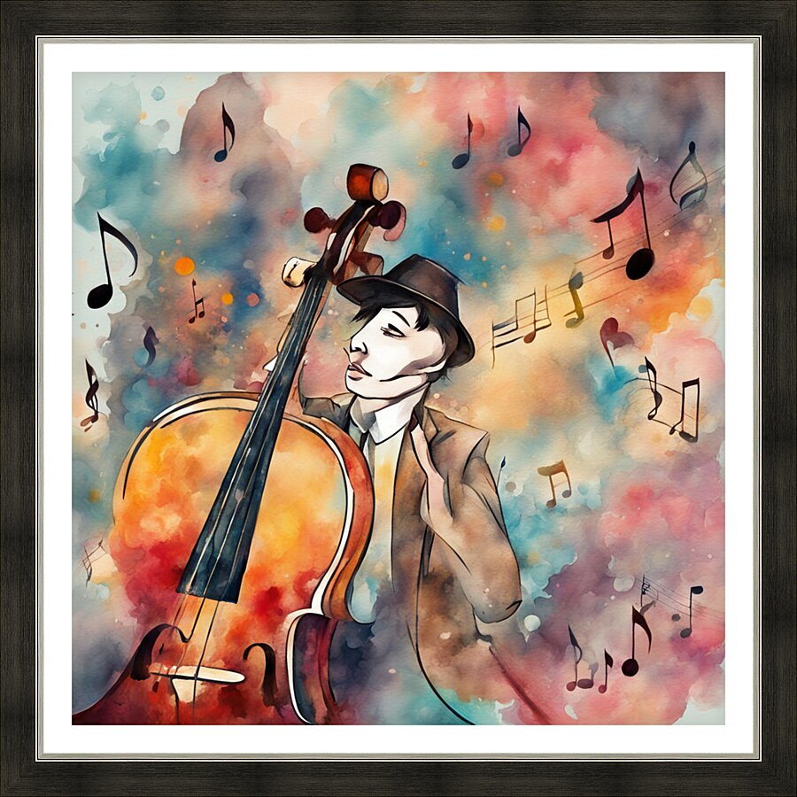Rhythmic expression 78 Picture Frame print