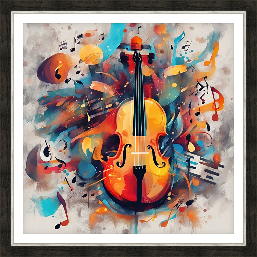 Rhythmic expression 124 Picture Frame print