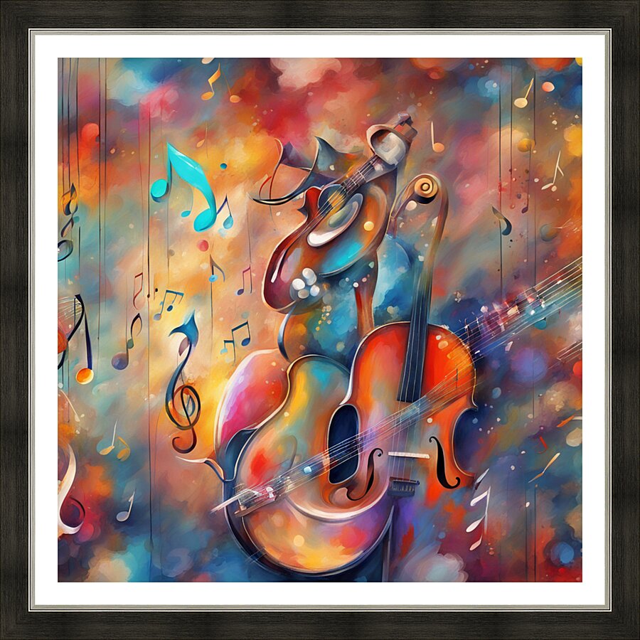 Rhythmic expression 136 Picture Frame print