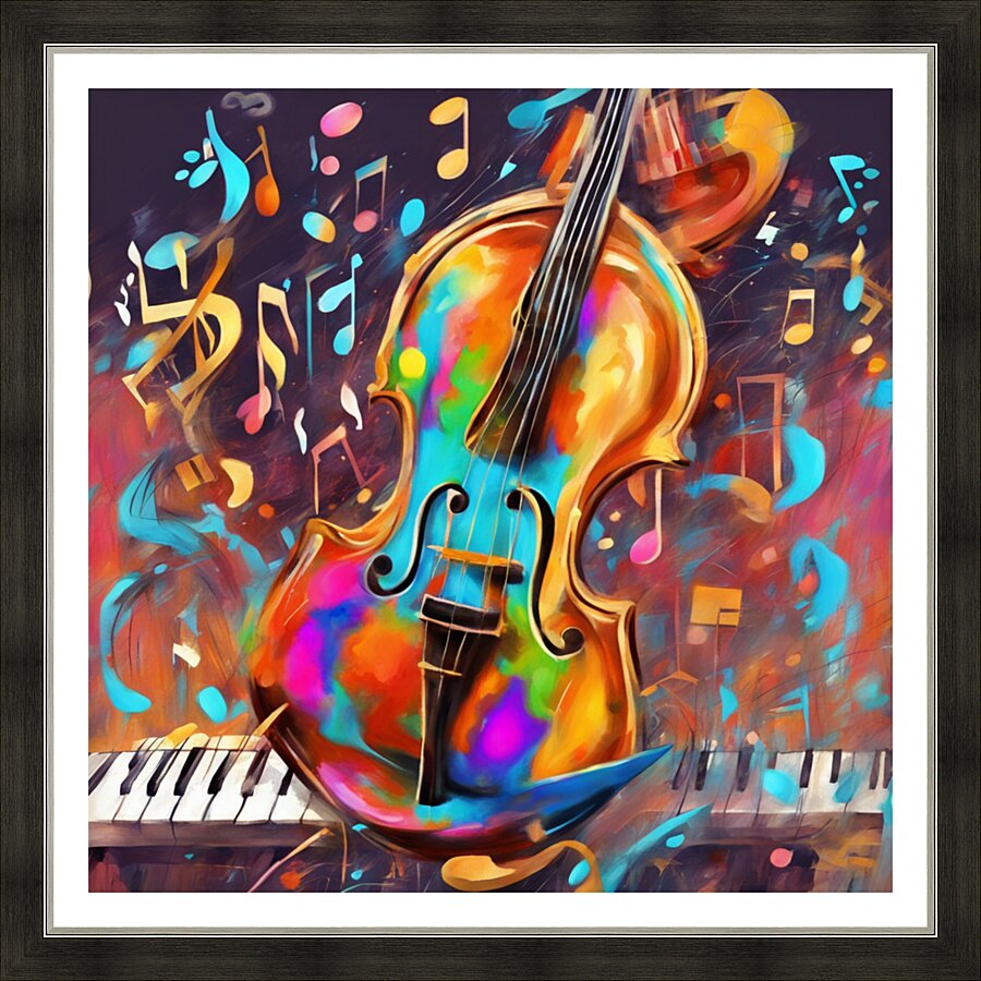 Rhythmic expression 129 Picture Frame print