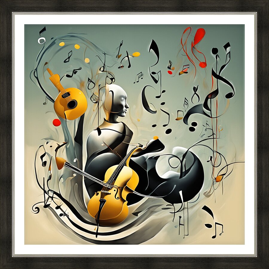 Rhythmic expression 109 Picture Frame print