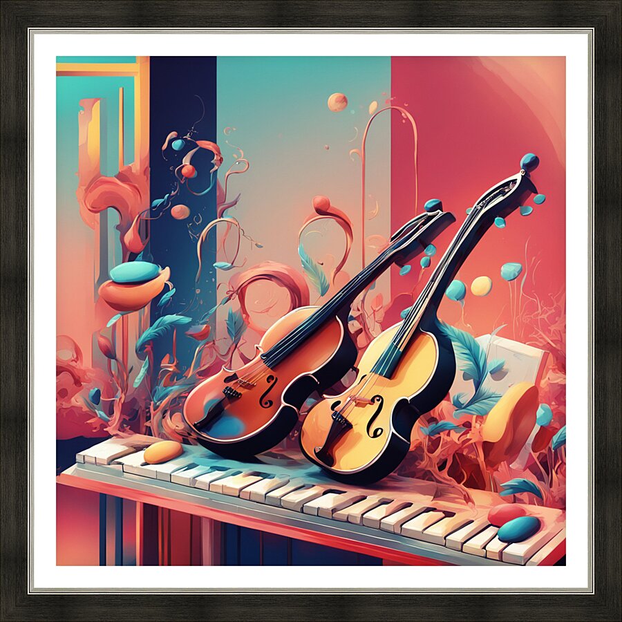 Rhythmic expression 140 Picture Frame print