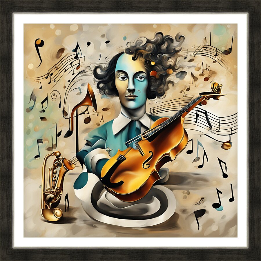 Rhythmic expression 80 Picture Frame print