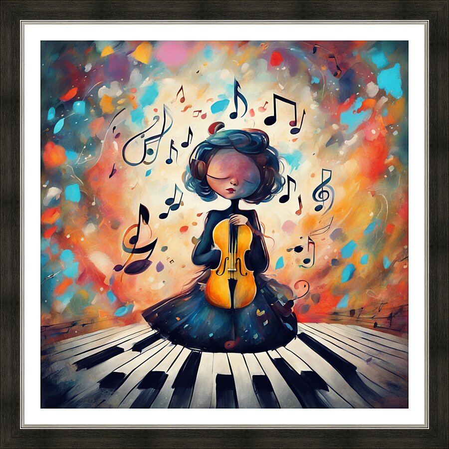 Rhythmic expression 135 Picture Frame print