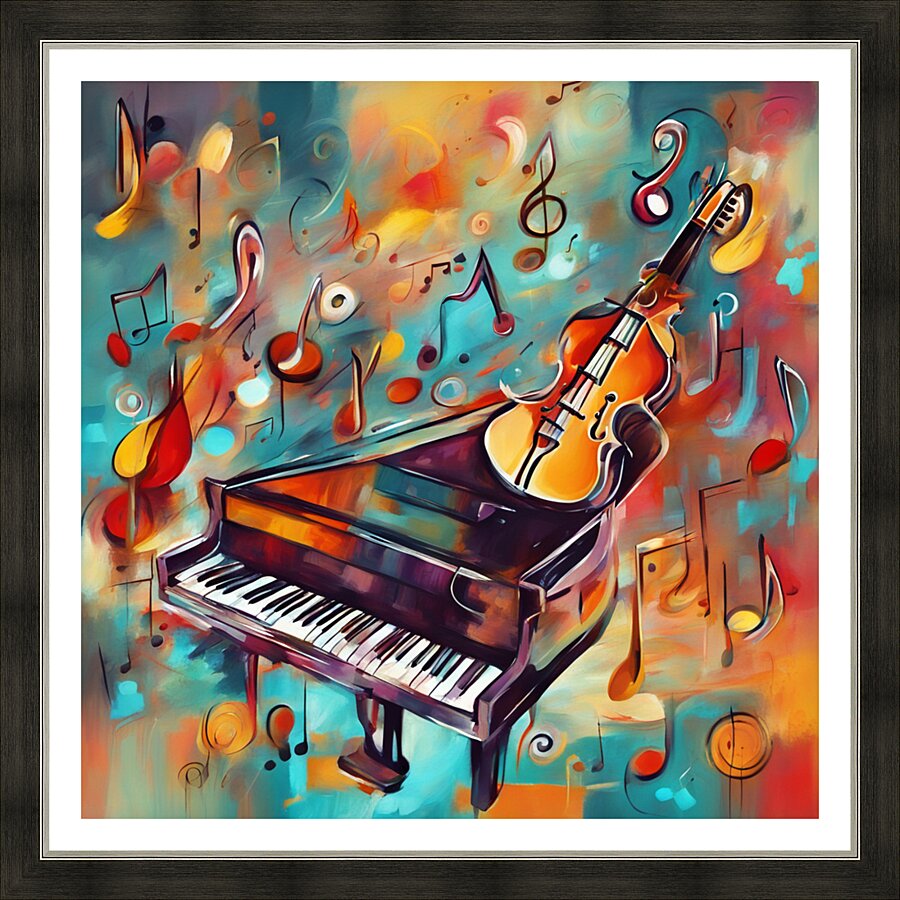 Rhythmic expression 125 Picture Frame print