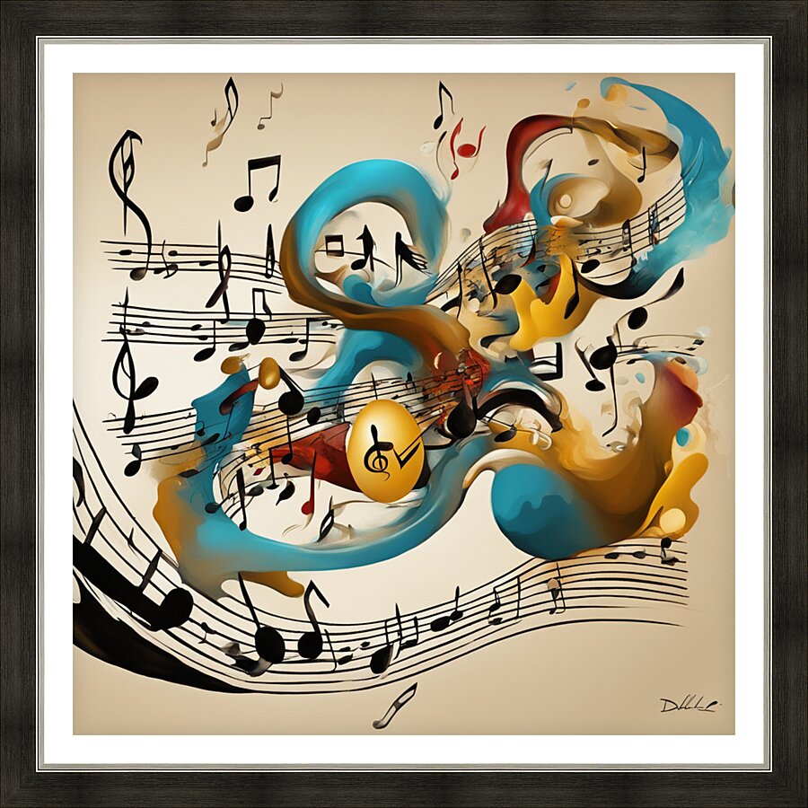 Rhythmic expression 97 Picture Frame print