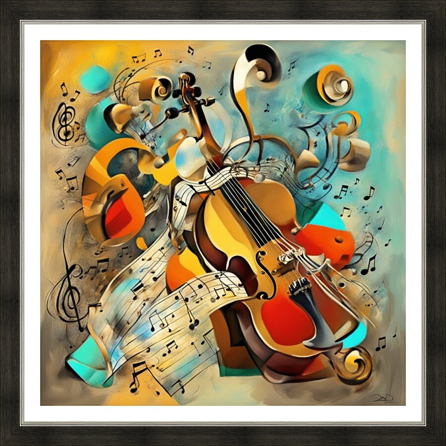 Rhythmic expression 83 Picture Frame print