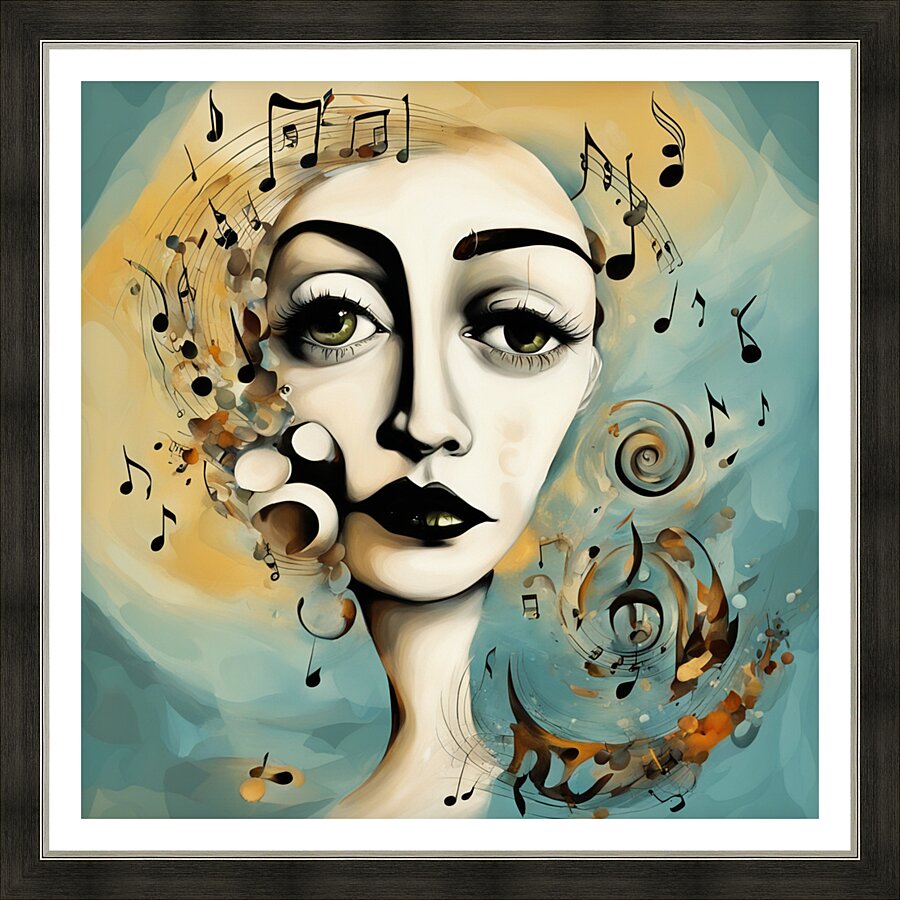 Rhythmic expression 93 Picture Frame print