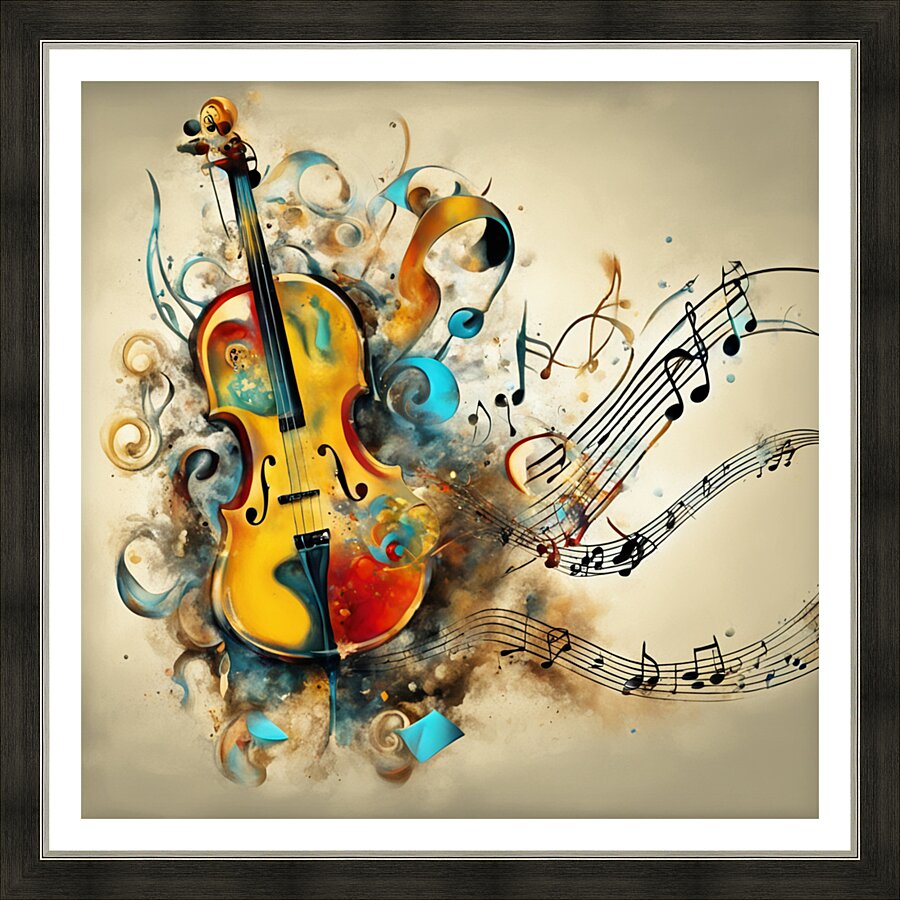 Rhythmic expression 117 Picture Frame print
